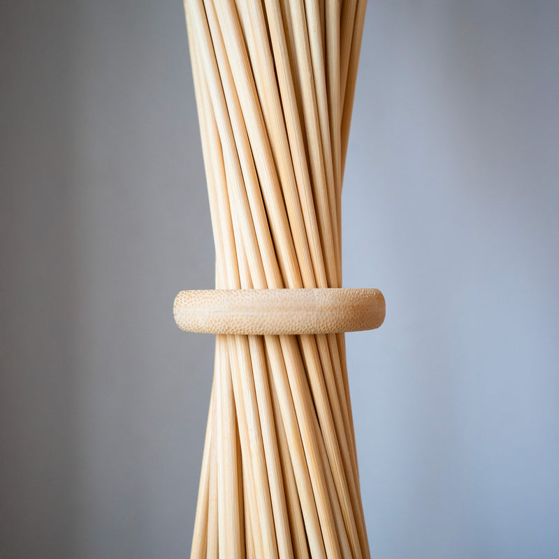 Lampadaire Huron en bambou naturel