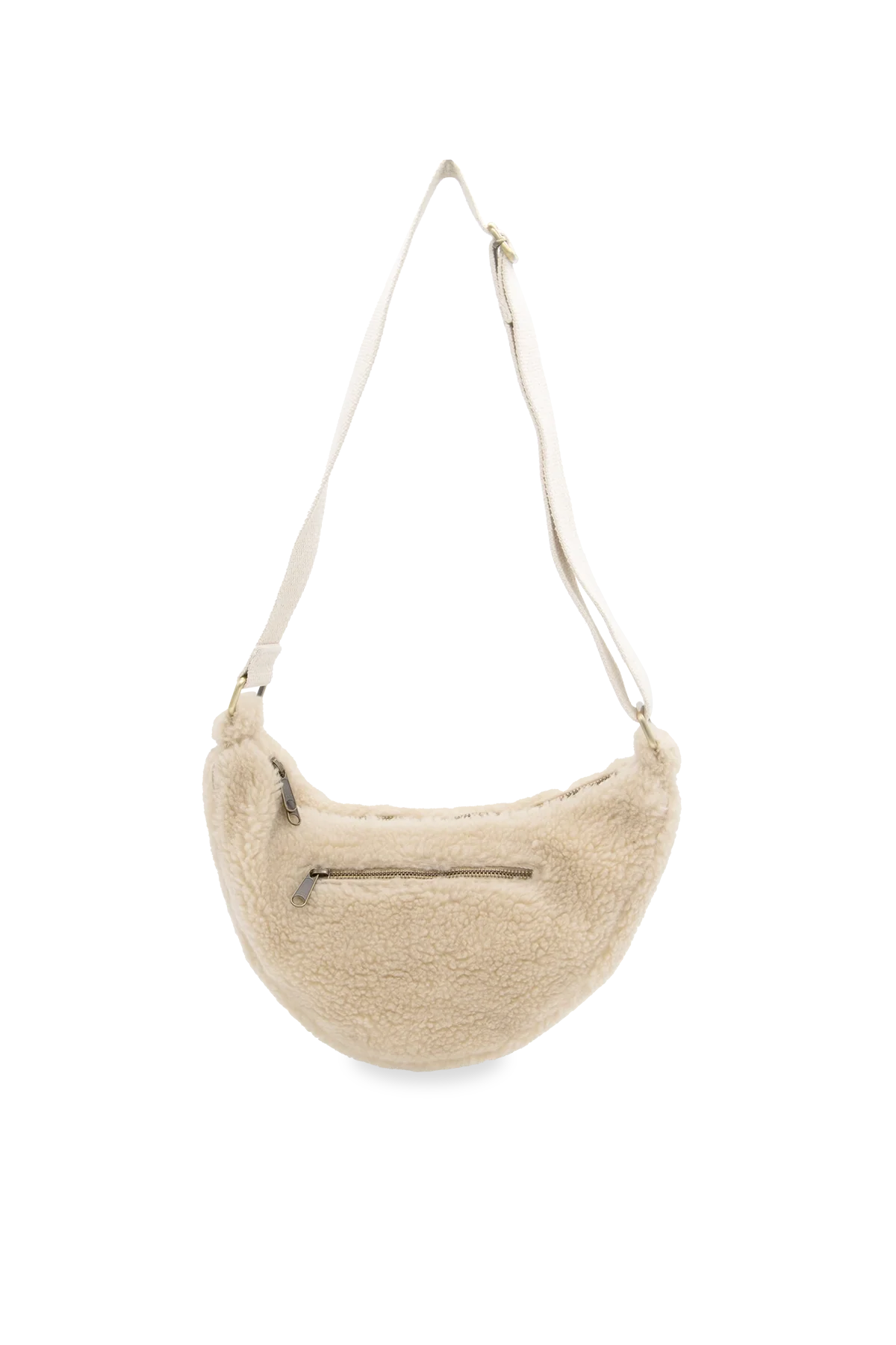 Riñonera de media luna Andrea - Peluche