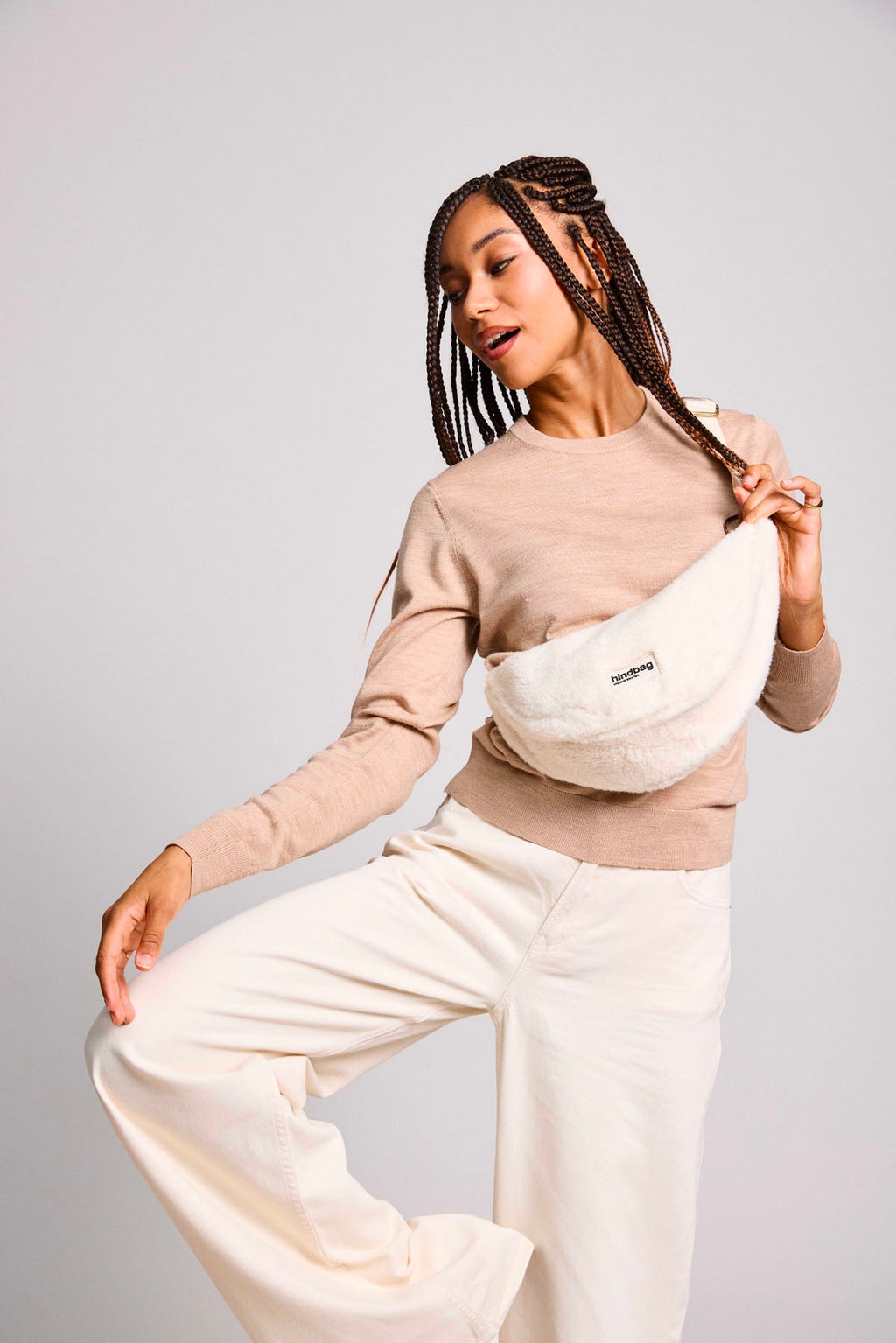 Sac Banane Andrea - Teddy Arctique