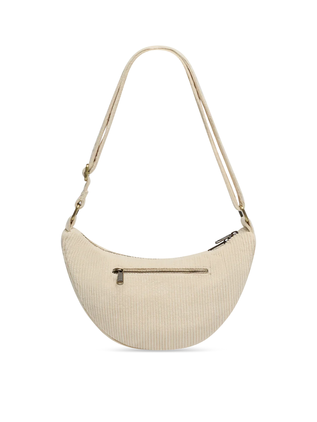 Sac Banane Andrea - Velours Beige