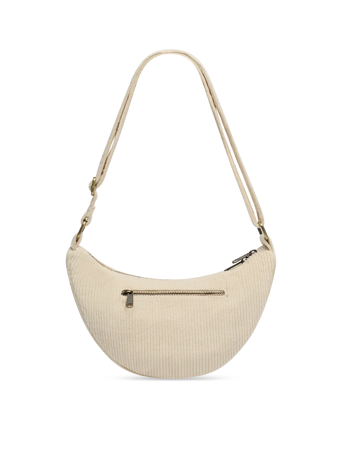 Sac Banane Andrea - Velours Beige