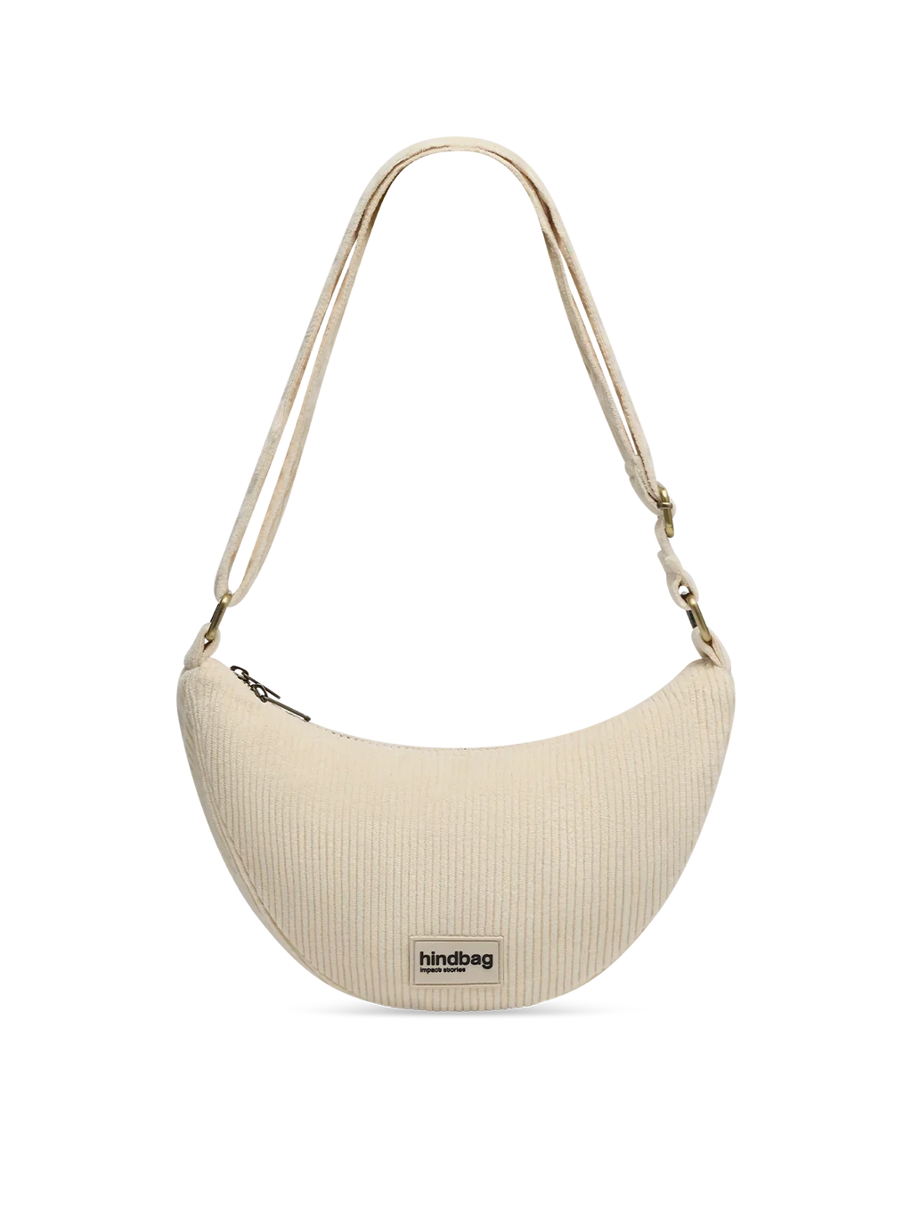 Sac Banane Andrea - Velours Beige
