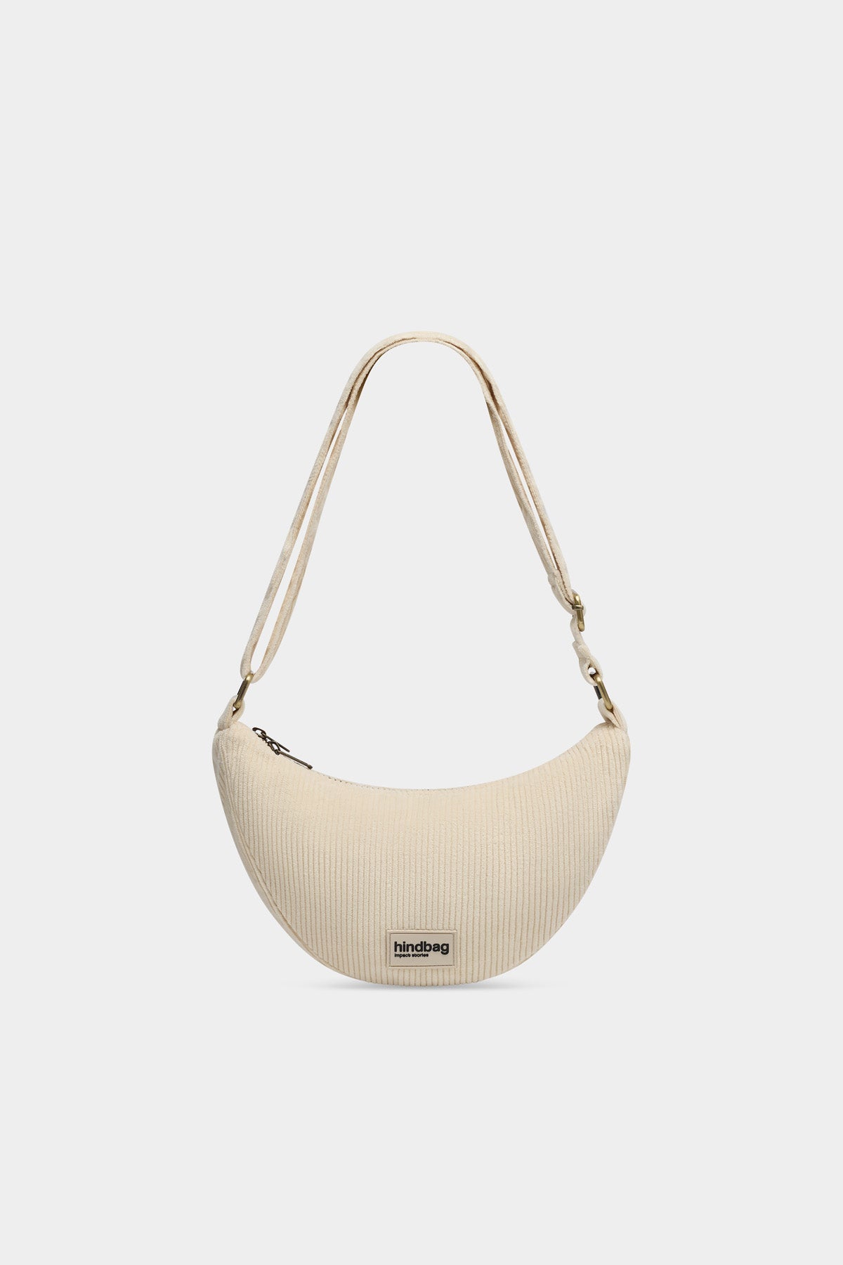 Sac Banane Andrea - Velours Beige
