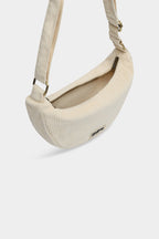 Sac Banane Andrea - Velours Beige