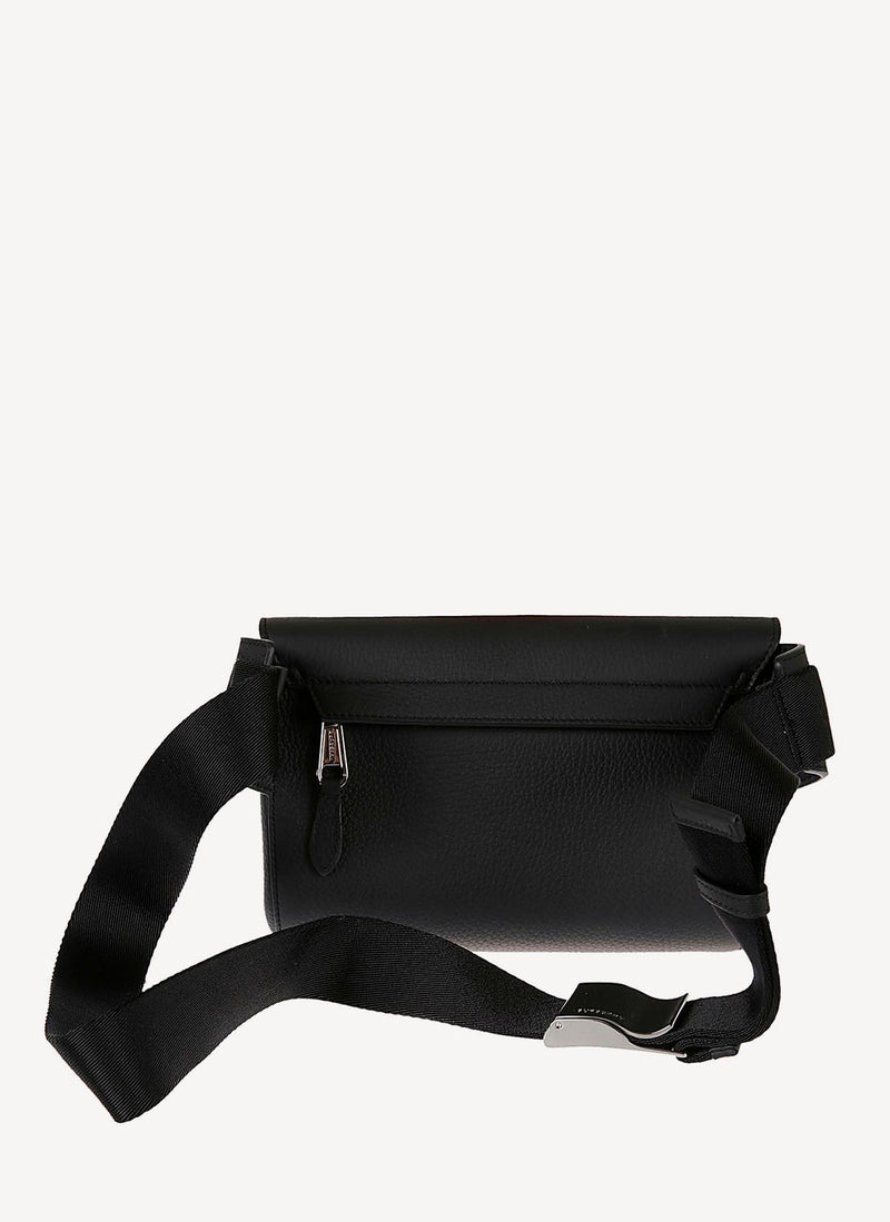 Burberry - Banane Large En Cuir - Black - Femme