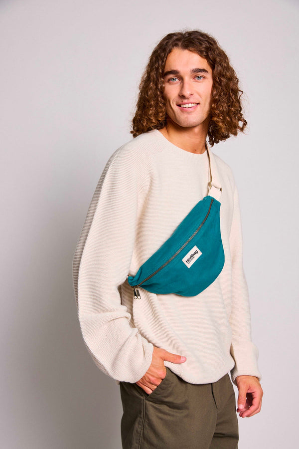 Bæltetaske Olivia - Påfugleblå