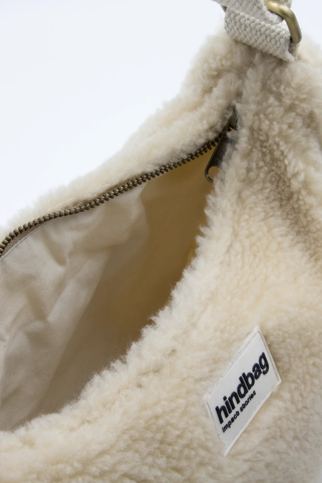 Riñonera de media luna Andrea - Peluche