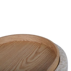 Zoé - Storage Bench - Fabric - Mottled Beige