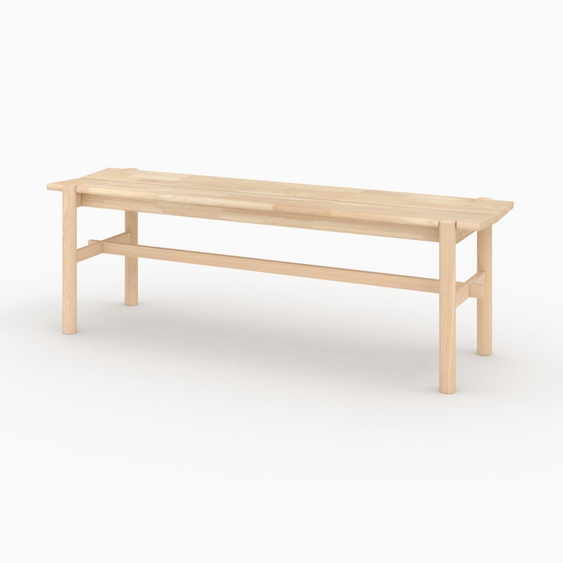 banc suzette 3 places en bois clair rdv deco