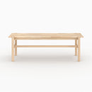 banc suzette 3 places en bois clair