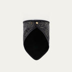 Bandana Cuir Nappa Noir Imprimé Bandana