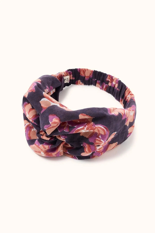 Banda Headband - Violeta Navy