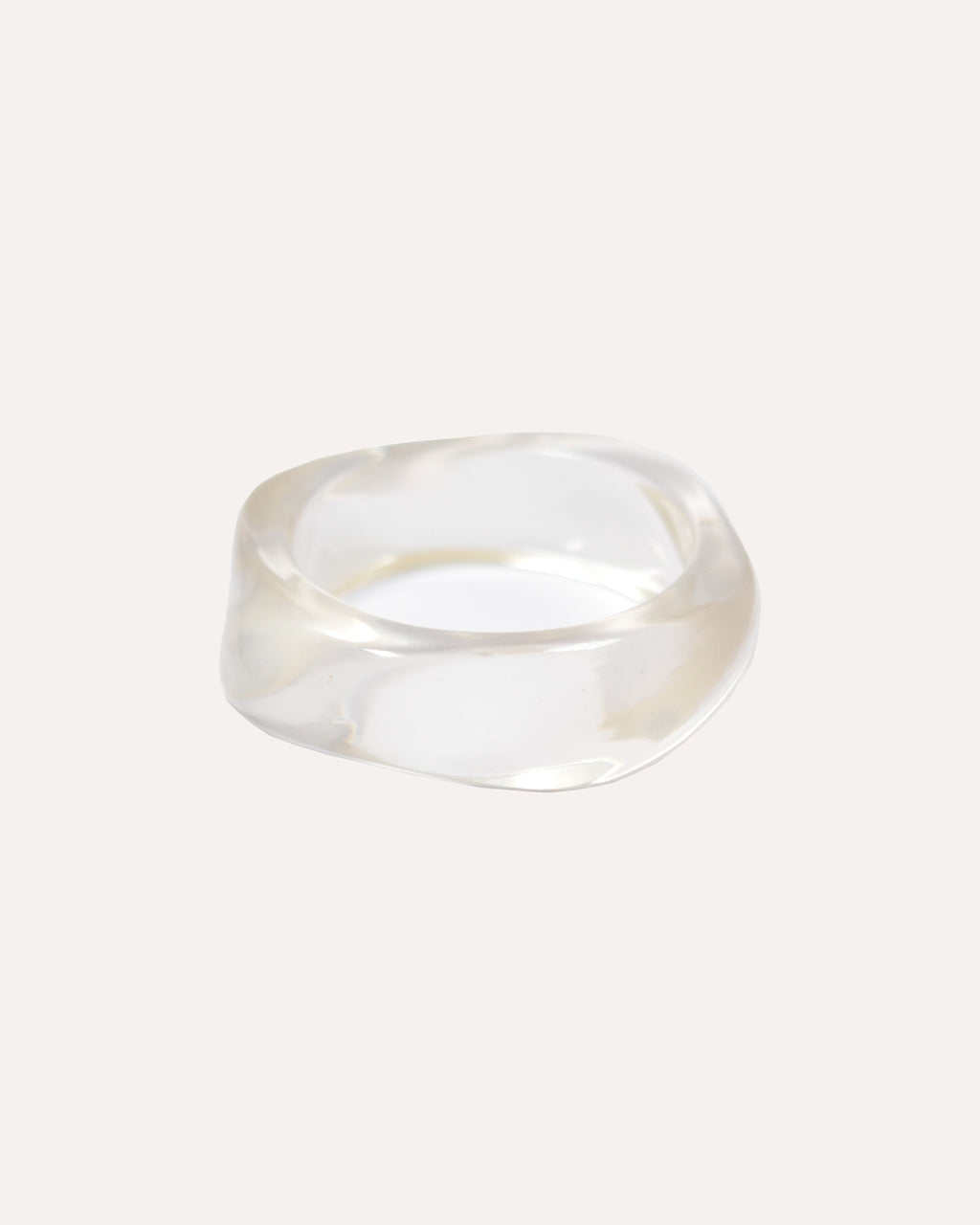 Bangle Transparent Asymétrique