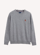 Gant - Pull Bannière - Grey Melange - Homme