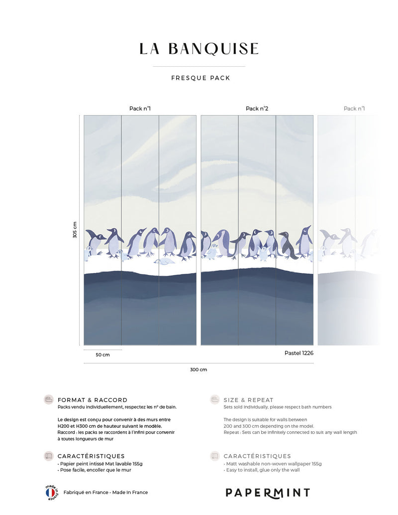 Fresco The Banquise - Arctic Blue