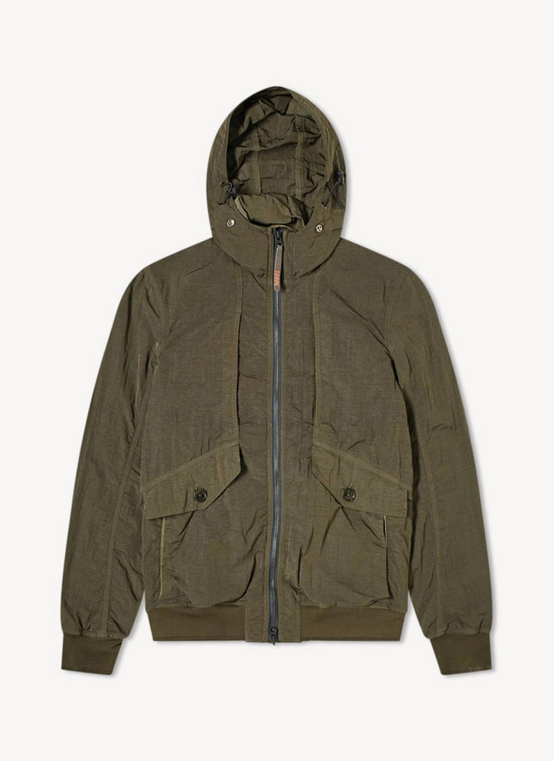 Baracuta - Veste À Capuche Kaki - Ivy - Homme