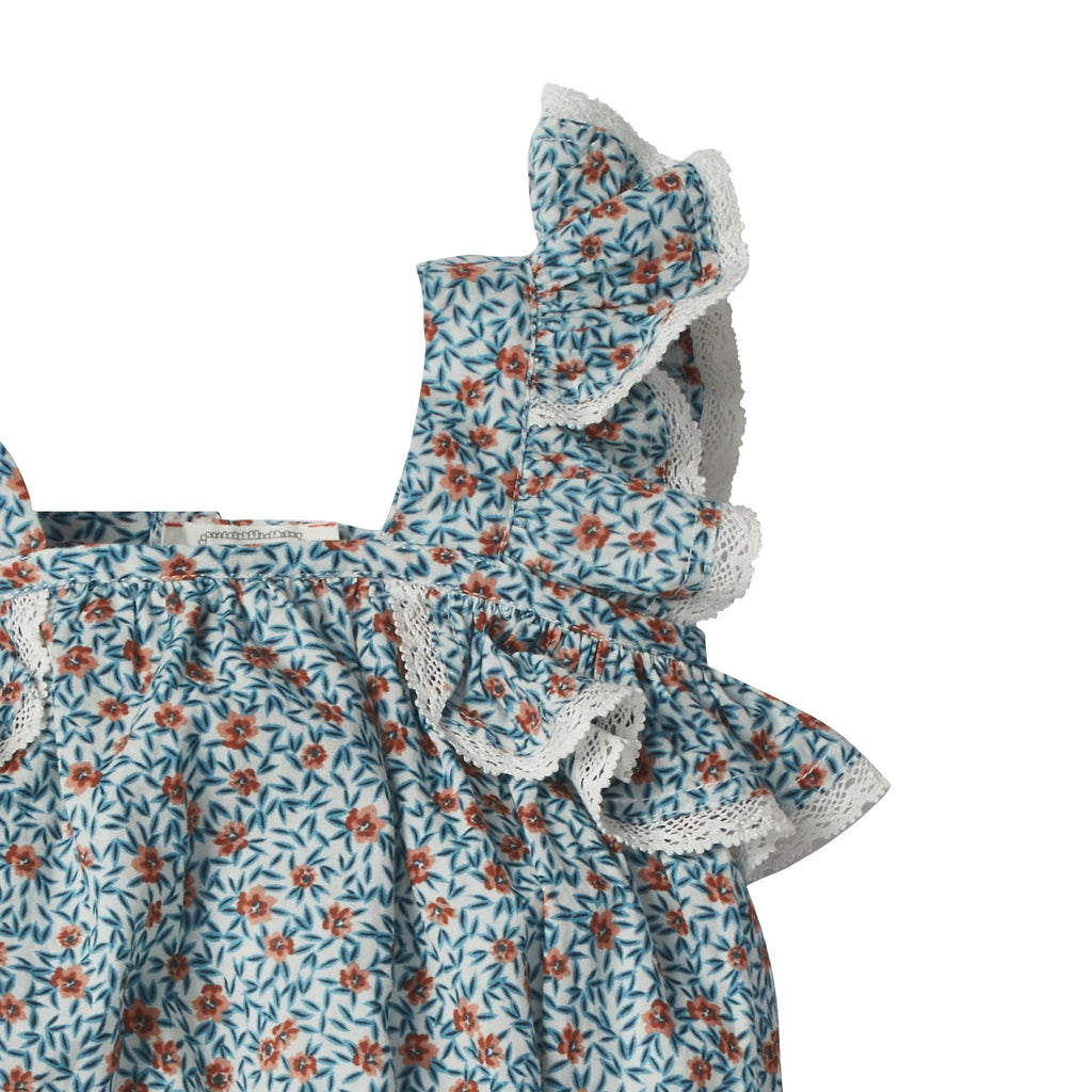 Combinaison bébé imprimé fleurs Abbie