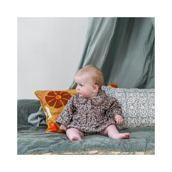 Takara Romper - Pink/Terracotta