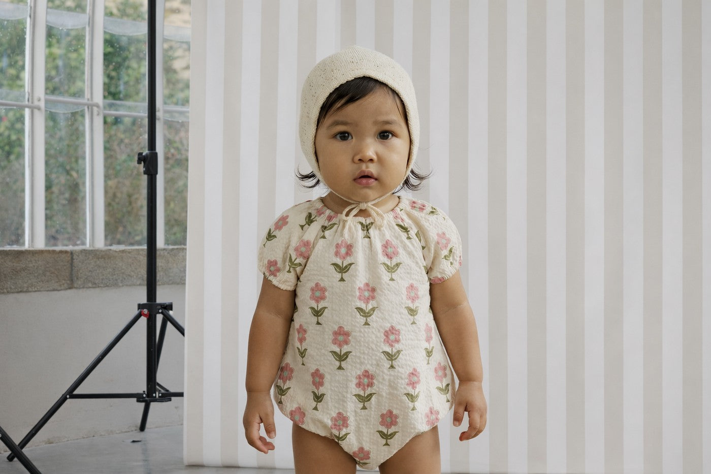 Barboteuse Iris Maxi Flowers - Bébé Fille