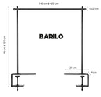 Barilo - Portalámparas - Acero - Negro