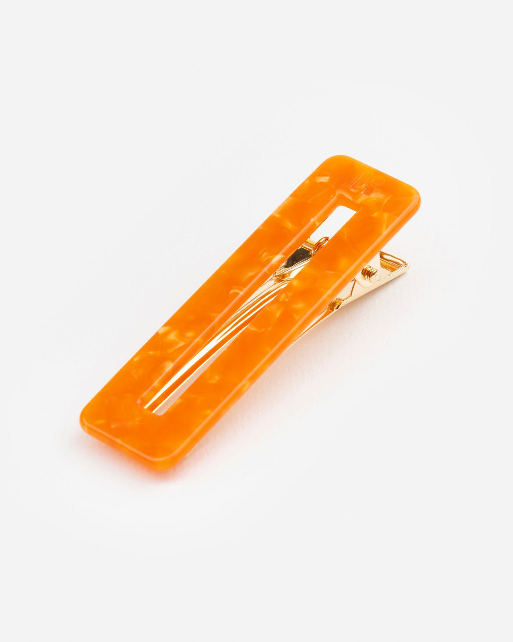 Rectangle Barrettes - Clementine