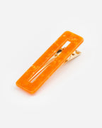 Rectangle Barrettes - Clementine