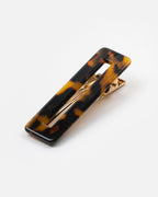 Barrettes Rectangle - Écaille