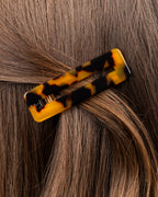 Barrettes Rectangle - Écaille