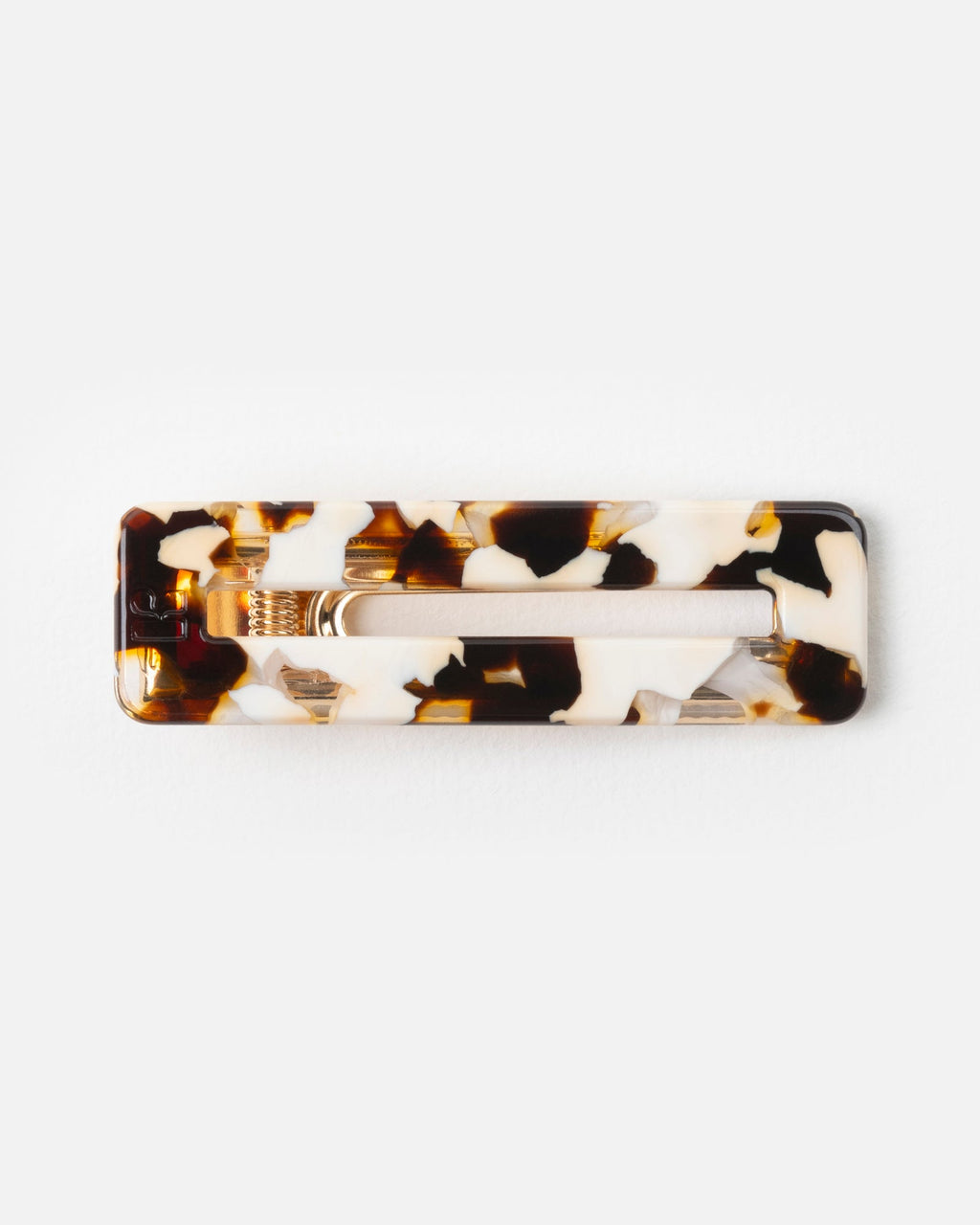 Barrettes Rectangle - Latte