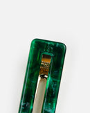 Barrette Rectangle - Vert