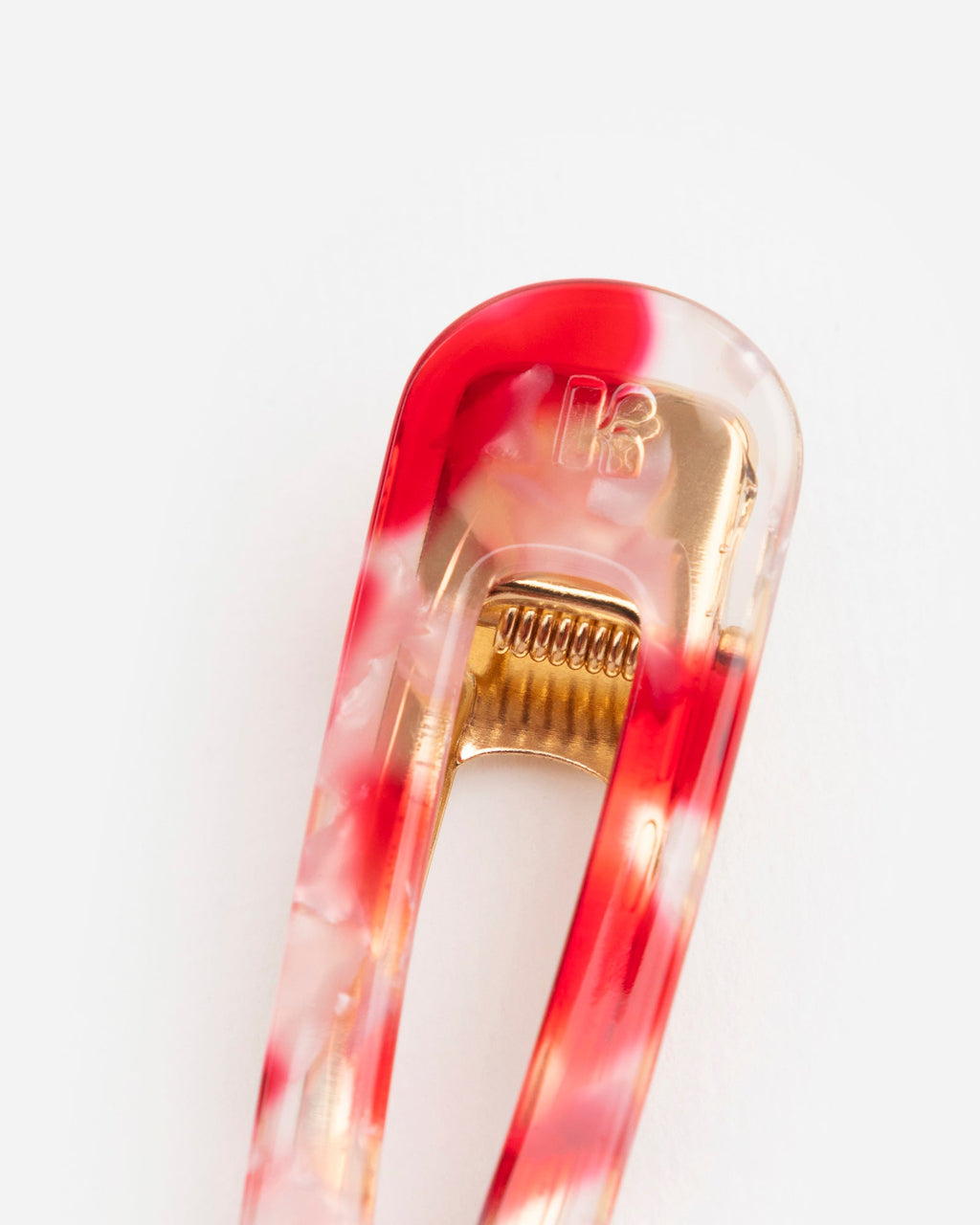 Barrettes Triangle - Rouge