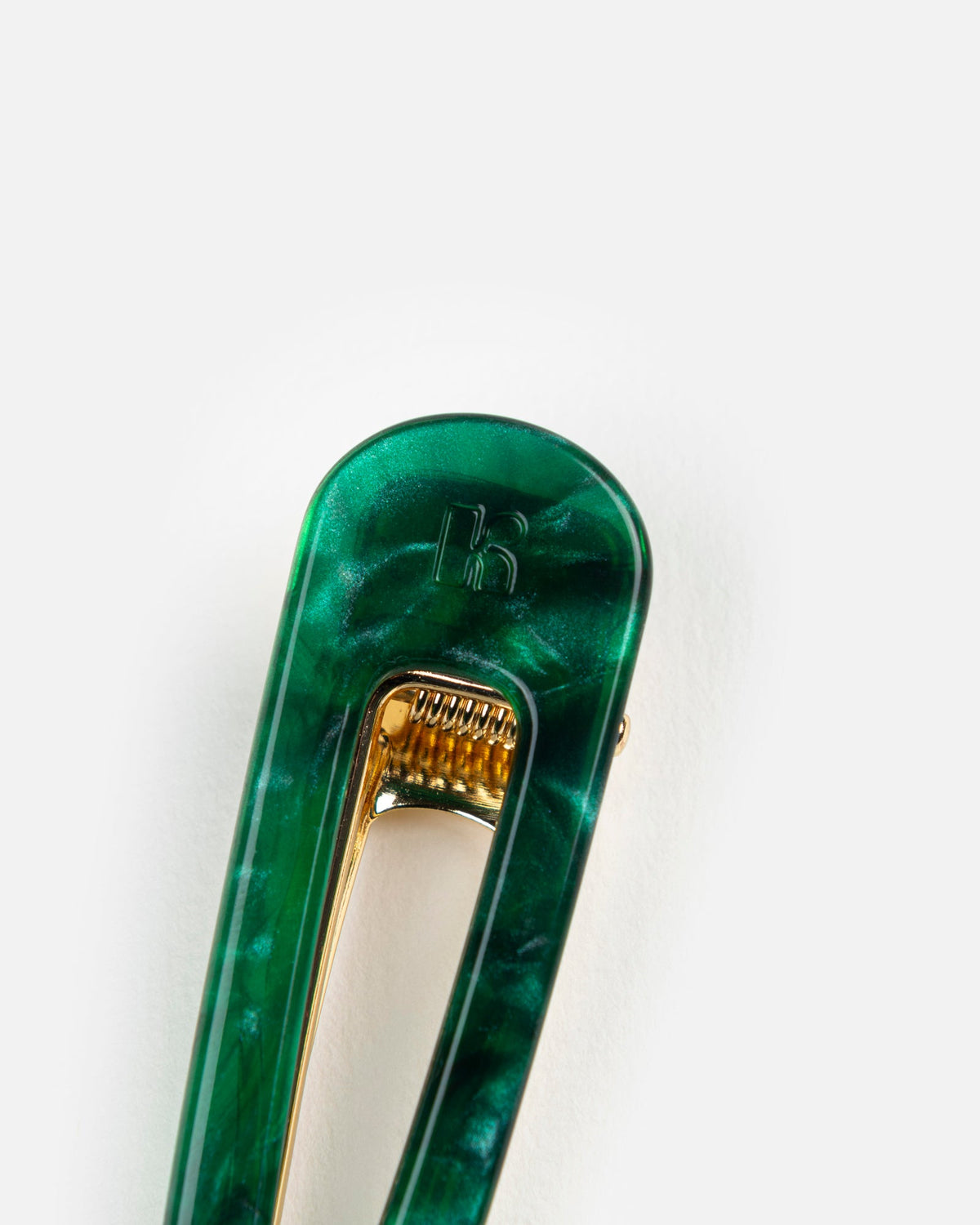 Barrettes Triangle - Vert