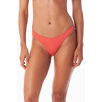 Rhythm - Bas De Maillot Seaside Taille-Haute - Rubis - Femme