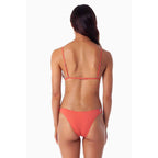 Rhythm - Bas De Maillot Seaside Taille-Haute - Rubis - Femme