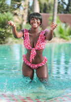 Bikini Bottoms 2 Piece - Melissandre - Pink Leopard