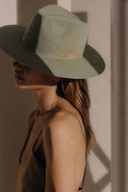 Basile Felt Hat - Sage