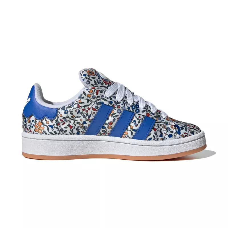 Adidas Originals Campus 00S X Liberty London Junior Sneakers - White And Sky Blue