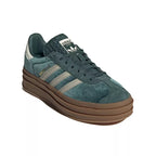 Zapatillas Adidas Originals Gazelle Bold W - Verde/Crudo