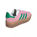 Baskets Adidas Originals Gazelle Bold W - Rose/Vert Bouteille