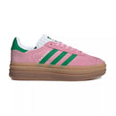 Baskets Adidas Originals Gazelle Bold W - Rose/Vert Bouteille