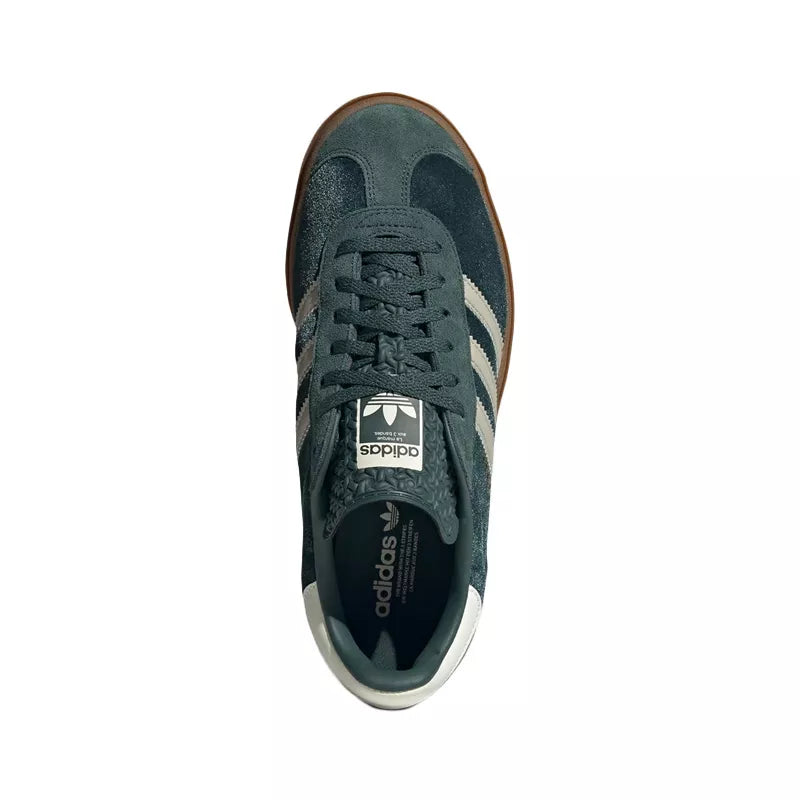 Zapatillas Adidas Originals Gazelle Bold W - Verde/Crudo
