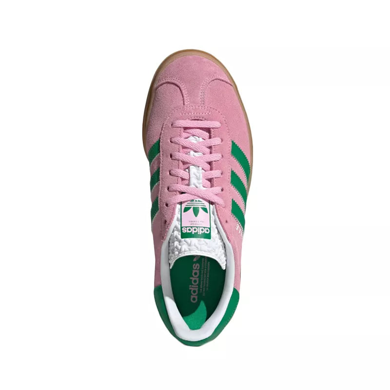 Baskets Adidas Originals Gazelle Bold W - Rose/Vert Bouteille