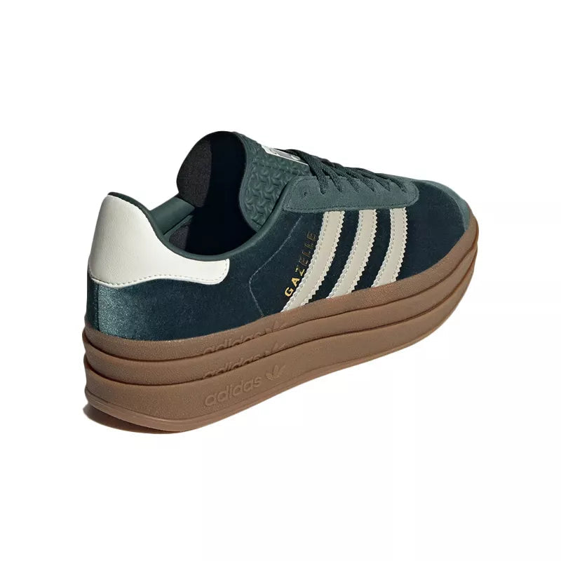 Zapatillas Adidas Originals Gazelle Bold W - Verde/Crudo