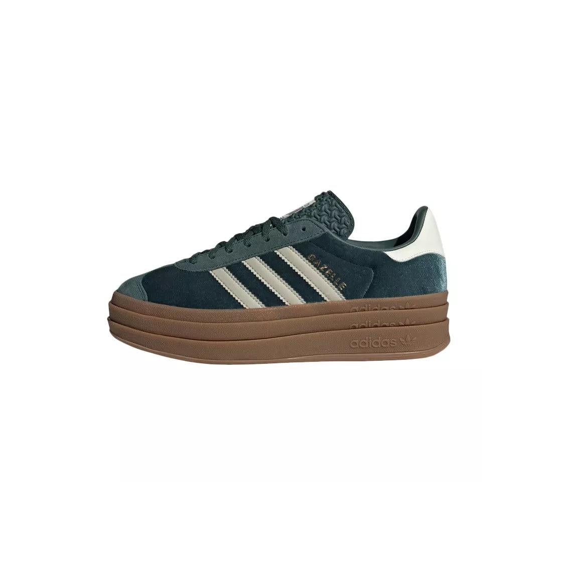Zapatillas Adidas Originals Gazelle Bold W - Verde/Crudo