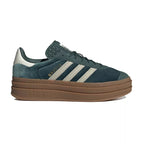 Zapatillas Adidas Originals Gazelle Bold W - Verde/Crudo