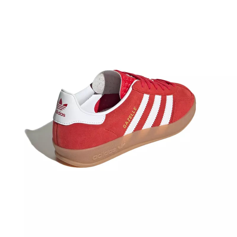 Baskets Adidas Originals Gazelle Indoor - Rouge/ Blanc