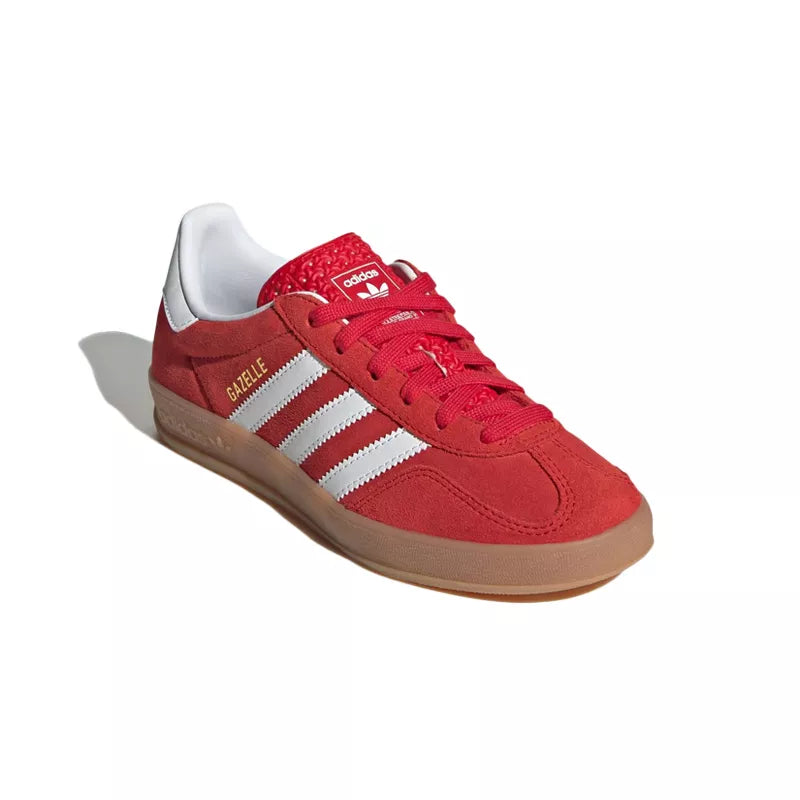Baskets Adidas Originals Gazelle Indoor - Rouge/ Blanc