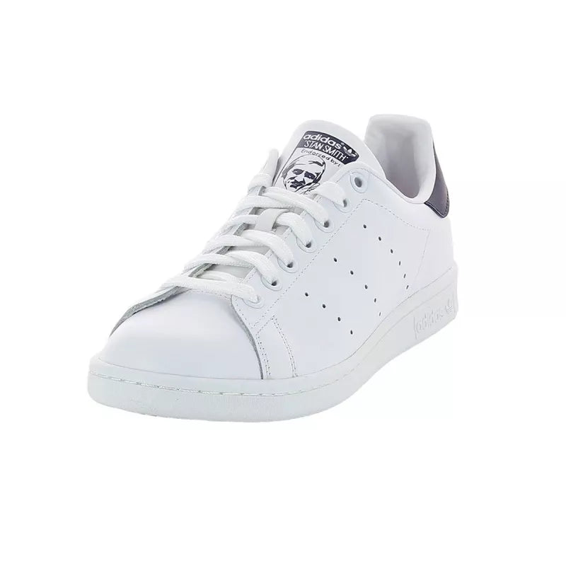 Baskets Adidas Originals Stan Smith Vntg - Blanc Bleu