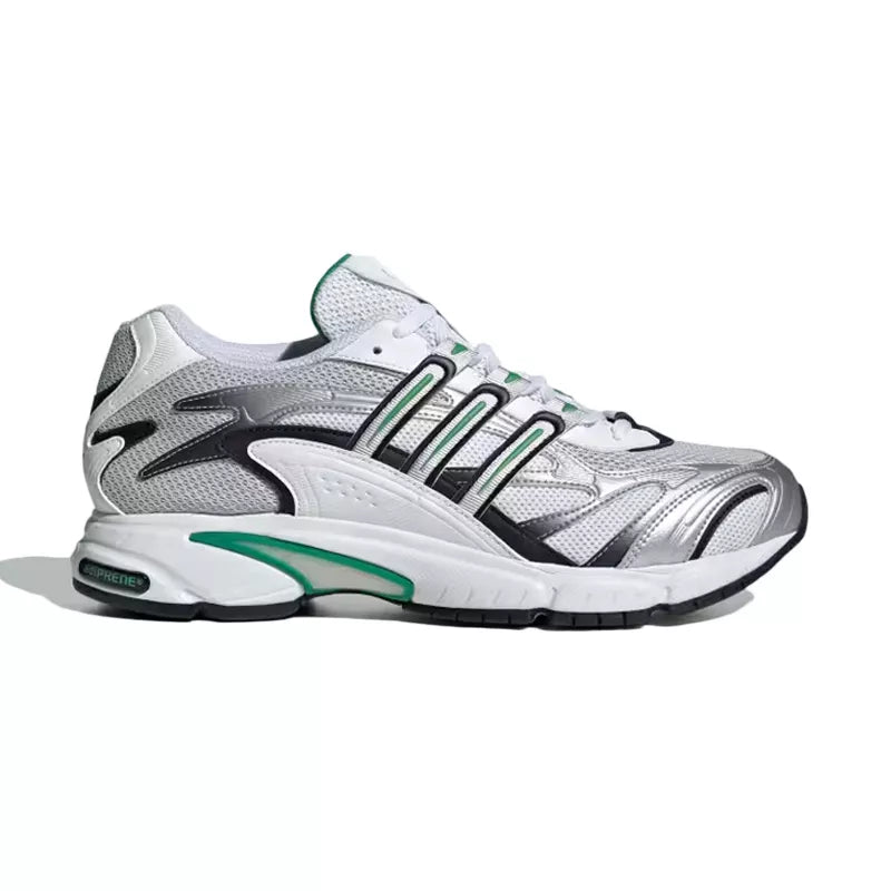 Baskets Adidas Originals Temper Run 2 - Blanc, Argent, Vert, Noir