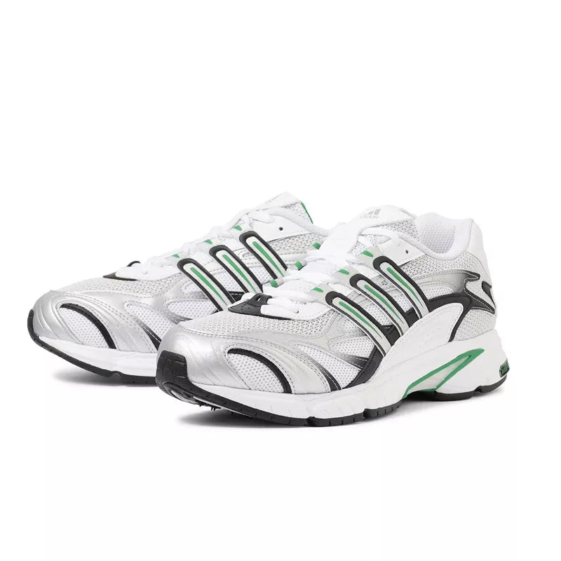 Baskets Adidas Originals Temper Run 2 - Blanc, Argent, Vert, Noir